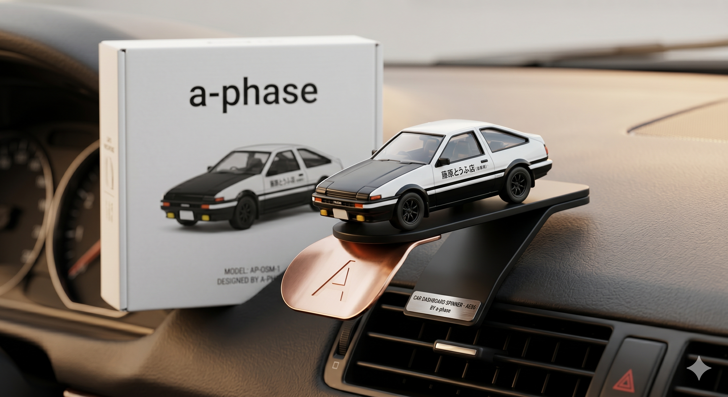 Car Dashboard Spinner AE86