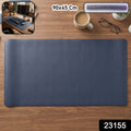 Premium Leather Finish Large Desk Mat Mouse Pad (1 Pc 90x45 Cm)